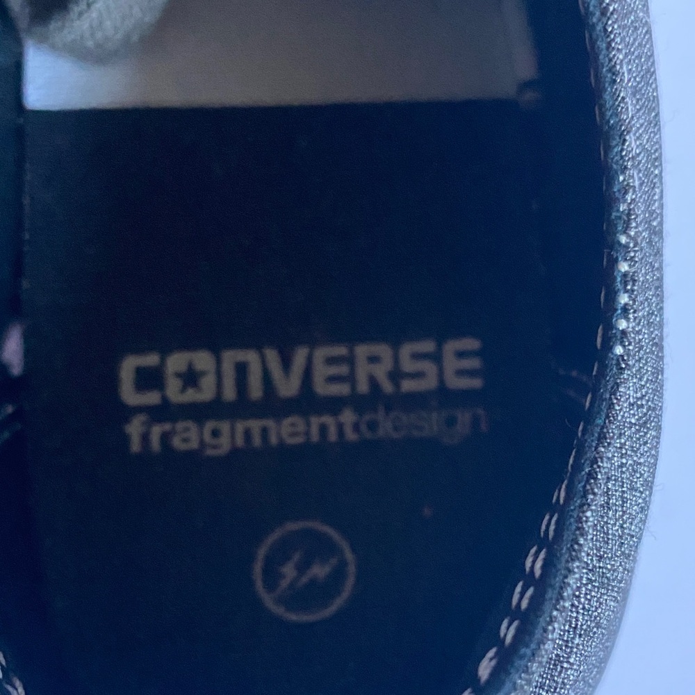 Converse Fragment Chuck Taylor All Star Unisex Charcoal Canvas Sneakers - Picture 3 of 10